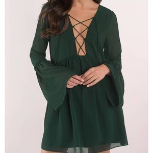 Emerald Shift Dress